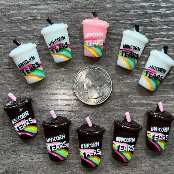 Unicorn drink charms - Picture 2 of 6